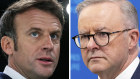 “One of the things I will do and a part of keeping faith is keeping private conversations private,” Anthony Albanese said of his meeting with Emmanuel Macron.