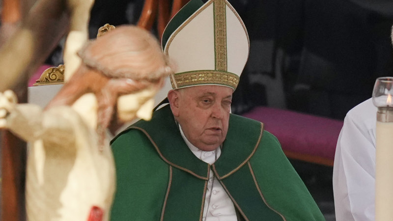 Doctors order ‘absolute rest’ for hospitalised pope to help him recover from respiratory infection
