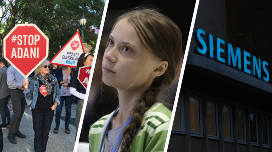 Adani, Thunberg Siemens