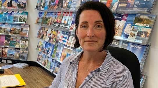 Christine Ross owns Attadale Travel and has been running at a loss for more than four months since the virus hit. 