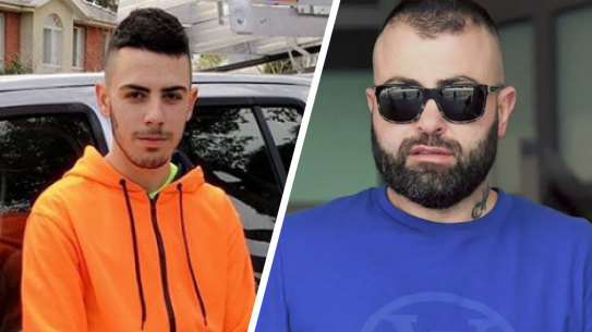 Jacob Elliott (left) and his late father, Nabil Maghnie.