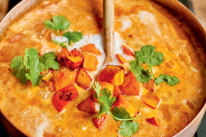 Jamie Oliver’s fragrant pumpkin curry.