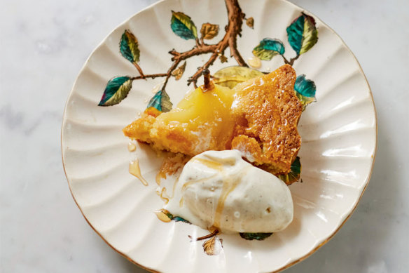 Jamie Oliver’s precious pear tart.