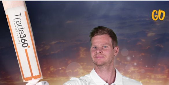 Steve Smith was a brand ambassador for Trade360.