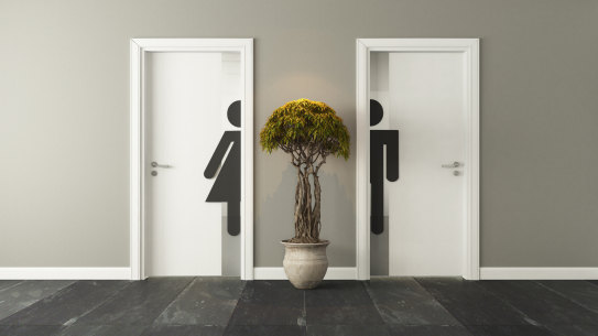 For some, the key to a good relationship is separate bathrooms. 