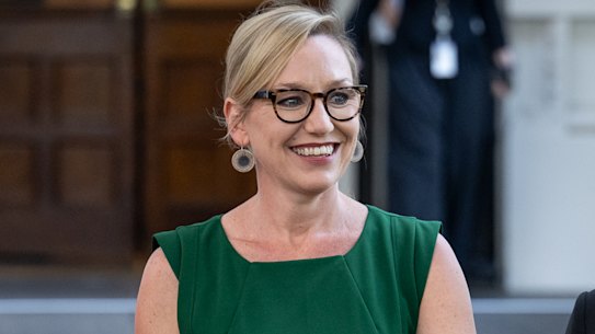 Newly elected Greens leader Larissa Waters.