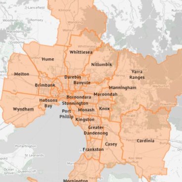Coronavirus Victoria Melbourne Mitchell Shire Covid 19 Lockdown Suburbs Boundary Line