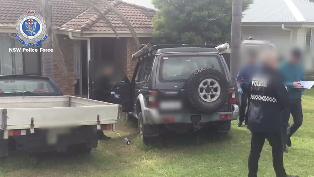 Police searched two properties over the weekend in relation to an alleged terror plot. 