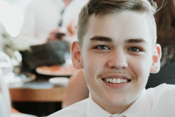 Brayden Dillon, 15, was shot as he slept in 2017.