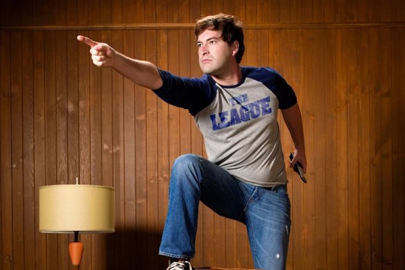 Mark Duplass in semi-improvised comedy <i>The League</i>.