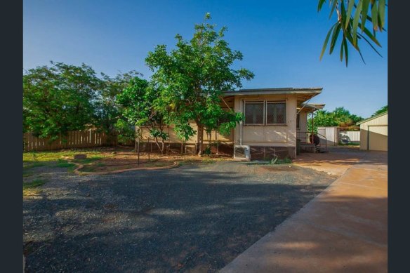 This three bedroom, one bathroom home in Port Hedland is currently on the market for $520,000.