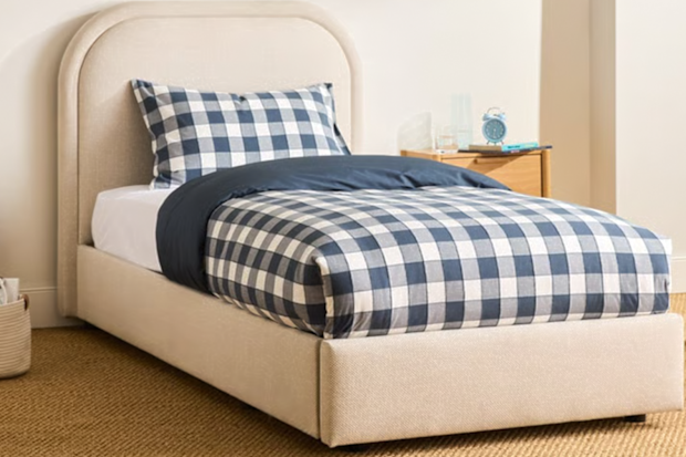 Adairs Kids Lennox Natural Full Bed with Drawer