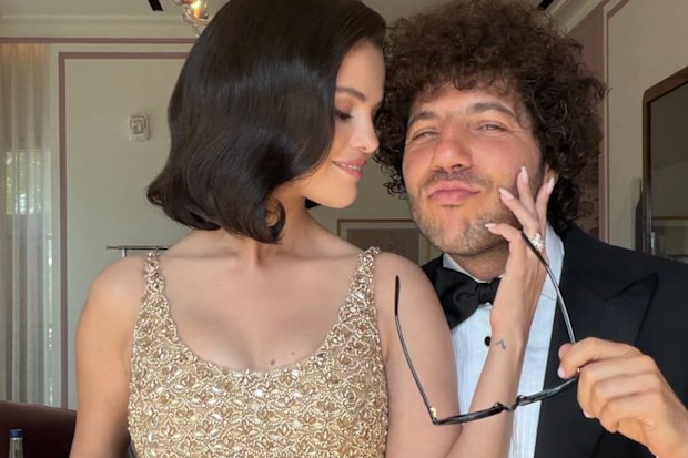 Selena Gomez and Benny Blanco for Taylor Swifts wedding