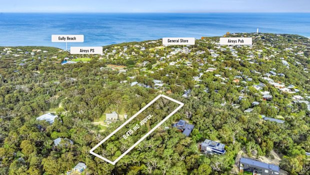 The valuation of Nigel Carter’s Aireys Inlet land increased by 134 per cent.