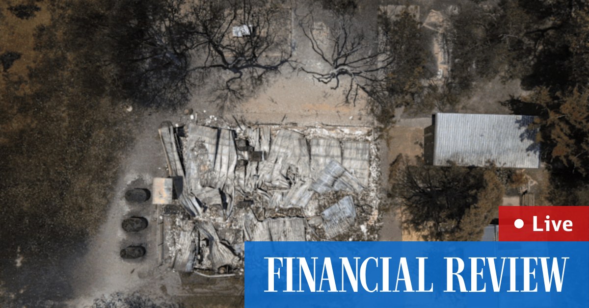 Homes and businesses among 130 structures wiped out; flood warning as storm bears down on Queensland; Trump locks down Venezuelan oil revenue; Follow live.