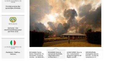 Franceinfo included Australia in its featured images gallery.