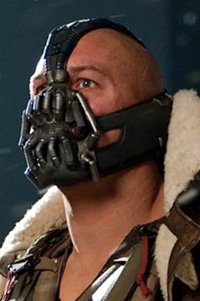 New golf attire? … Batman villain Bane with his face mask
