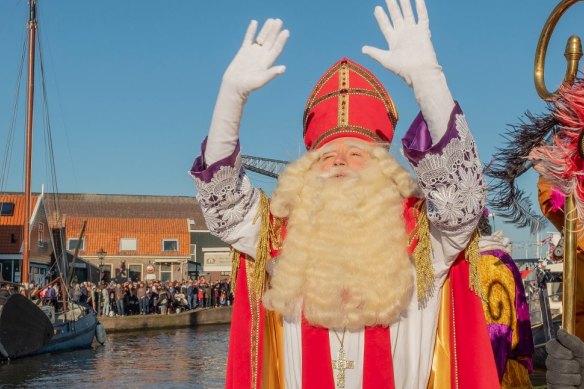 Unlike Santa Claus, Saint Nicholas, an early Christian bishop and a fixture of Christmas in the Netherlands, did exist.