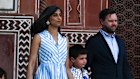 US Vice President JD Vance and second lady Usha Vance visit the Taj Mahal with their children in Agra, India, in April 23. As the Trump administration shrinks federal child care programs, Republicans are backing policies they hope will allow more parents to scale back at work. 