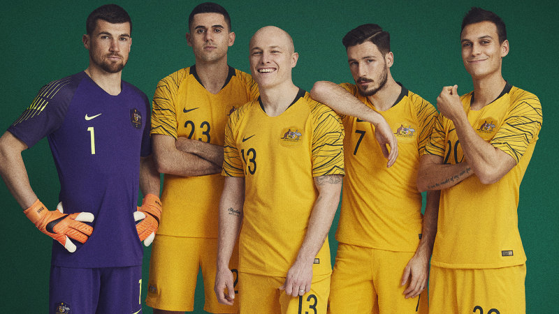 Australia football traditions' jerseys