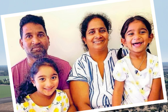 The  Murugappan family is returning to their home in Biloela.