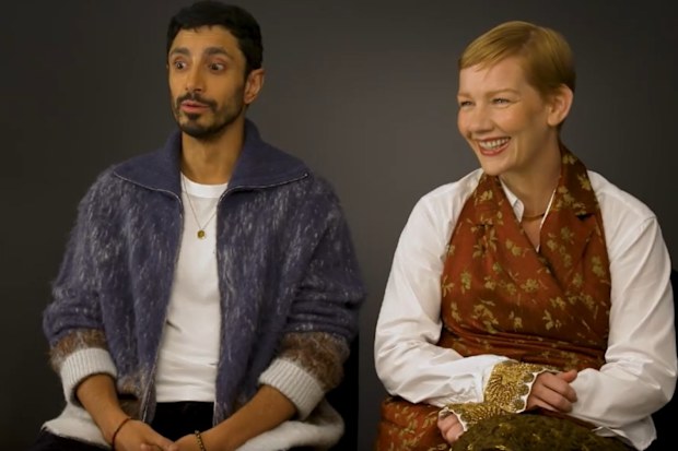 Cast of the movie Digger speak with nine.com.au -- Pictured: Riz Ahmed and Sandra Huller
