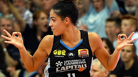 She's back! Kia Nurse is returning to Canberra.