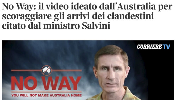 Italy's media have paid new attention to Australia's border control policy after their Deputy Prime Minister vowed to imitate it to stop migrants crossing the Mediterranean.