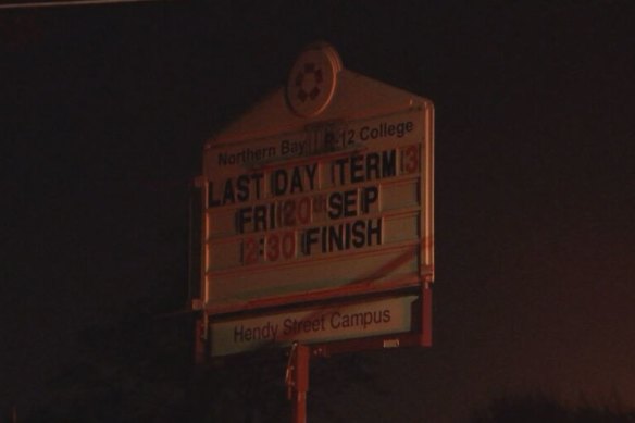 The school caught on fire one day into the new term.