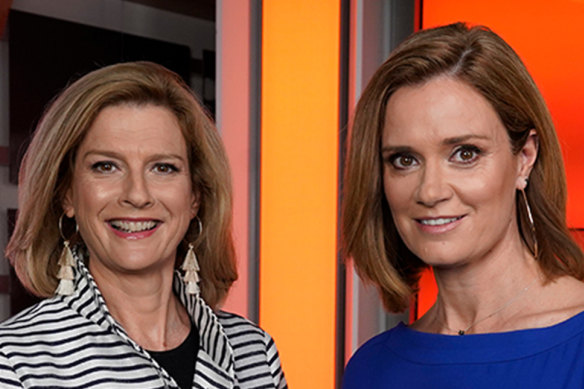 Off the air: The Drum, which hosted by Ellen Fanning (left) and Julia Baird, has been cancelled.