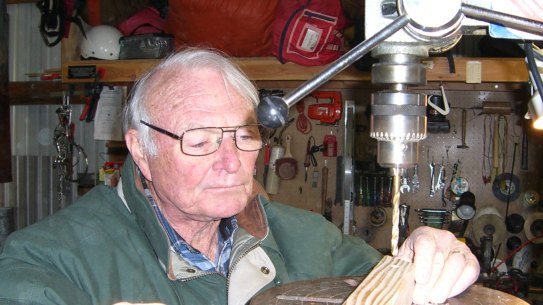 John Dickenson, hang glider pioneer.