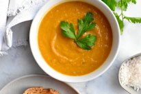 Classic pumpkin soup.