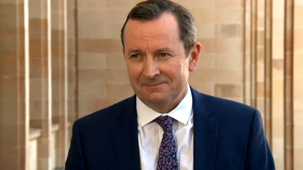 WA Premier Mark McGowan. 