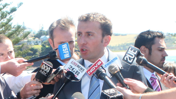 Matt Brown resigns as police minister in September 2008. 