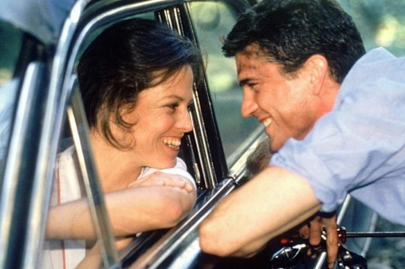 Sigourney Weaver and Mel Gibson in The Year of Living Dangerously.