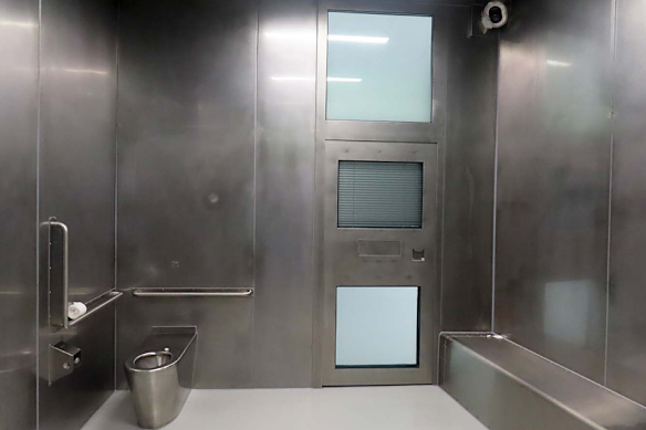 Facilities in the Wacol Remand Centre’s admissions area. 