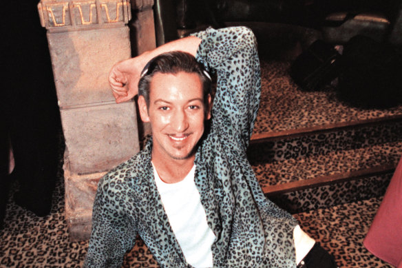 Lance Leopard at Planet Hollywood in 1999.