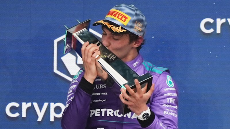 Antonelli wins Miami Grand Prix as Oscar Piastri finishes third