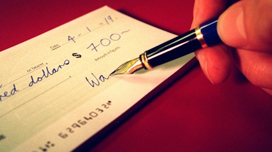 No longer can someone say the cheque is in the mail.