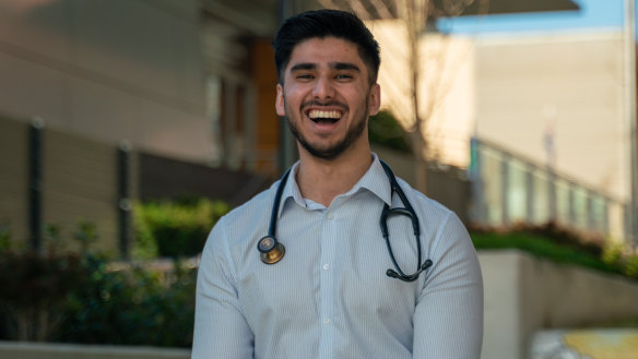 Western Sydney University medical school student Fahad Khan.