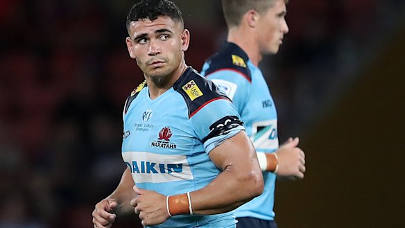 Izaia Perese hasn’t played since being sent off against the Reds in round one.