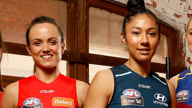 Daisy Pearce and Darcy Vescio are two of the AFLW's most recognised and best players.