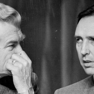 Bob Hawke and Paul Keating at the ALP Conference in 1988.