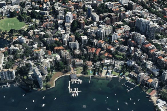 Elizabeth Bay has roughly the same density that would be required in every TOD for the state to deliver 170,000 homes around train stations. 