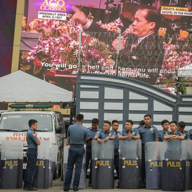 A video recording of Apollo Quiboloy was streamed inside his megachurch compound in Davao City.