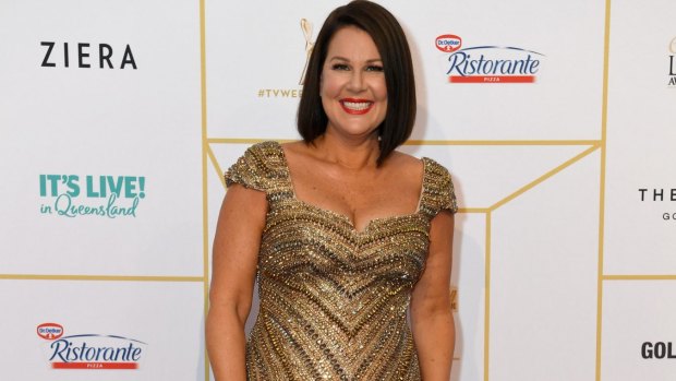 Julia Morris at the 2018 Logie Awards on the Gold Coast.