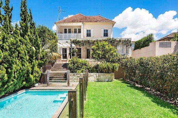 Spiras' two-story Double Bay property is on the market.