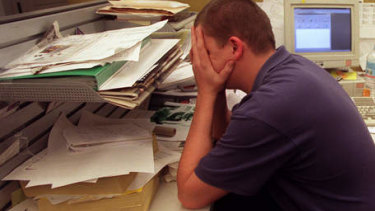 Work-related pressure is a big cause of stress for Australians.