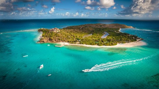 Richard Branson denies Necker Island, pictured, is a tax haven, saying it's his island home.