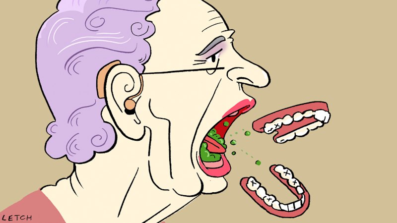 How do I tell my mother she has terrible table manners?